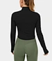 mock neck jacket women's